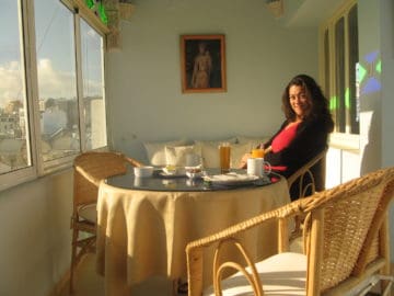 Breakfast at Dar Jameel in Tangiers, Morocco
