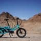 E-bike in canyon landscape