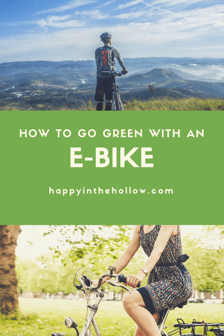 How to go green with an e-bike
